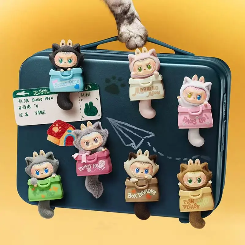 THE MONSTERS Labubu Cat Mode On Series -Fridge Magnet Blind Box