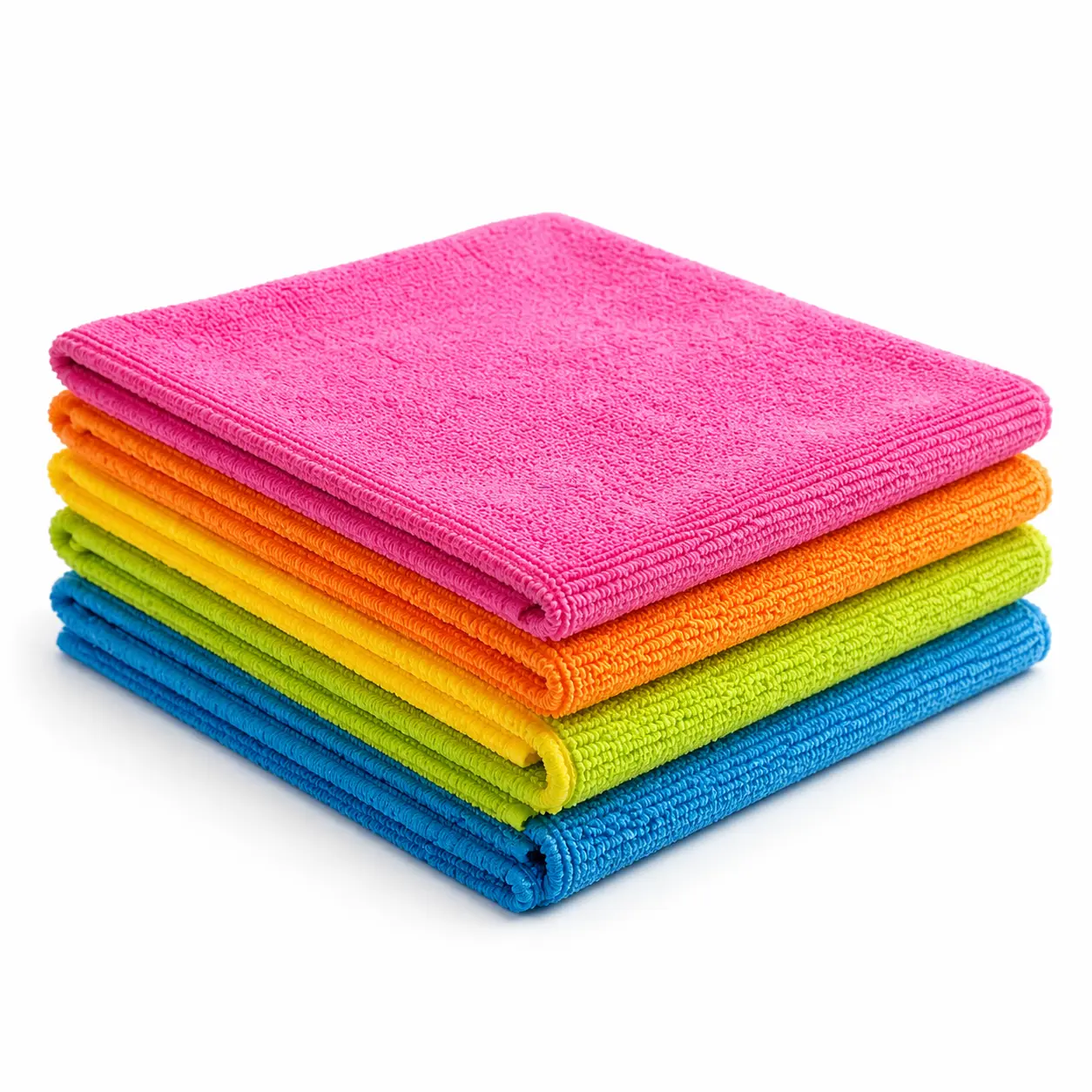 5PCS Microfiber Cleaning Cloths - Ultra Absorbent Low Linting Multi-Purpose Polishing Dust Remover Towels for Kitchen, Car, Home, Microfiber Towel, Dust Remover Cleaning Cloths