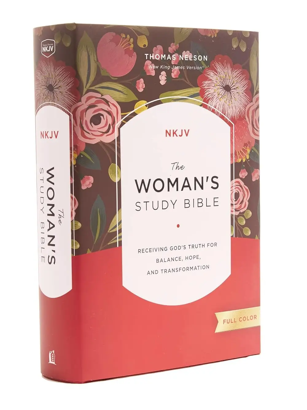 NKJV, The Woman's Study Bible, Hardcover, Red Letter, Full-Color Edition: Receiving God's Truth for Balance, Hope, and Transformation Hardcover