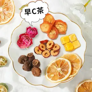 Morning C Night A Tea Prickly Pear Lemon Mulberry Black Wolfberry Rose Jujube whitening and pigmentation tea combination morning and evening ac tea