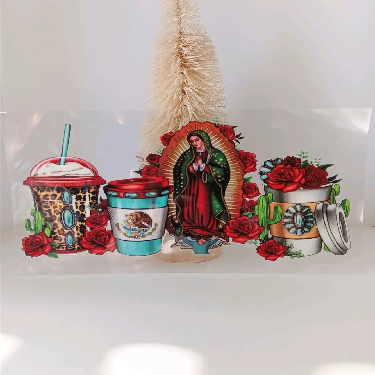 16oz Virgencita UVDTF Wrap