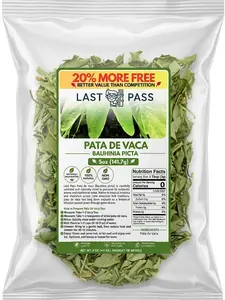 Last Pass Pata de Vaca Natural Loose Leaf Herbal Tea, 5oz Sugar-Free, Chemical-Free, Non-GMO Ready-to-Mix Traditional Brazilian Beverage