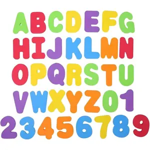 72 Pcs EVA Foam Letter Stickers Self Adhesive Alphabet Stickers Sticky Number Stickers Colorful A to Z Letter Stickers for Kids DIY Art Craft
