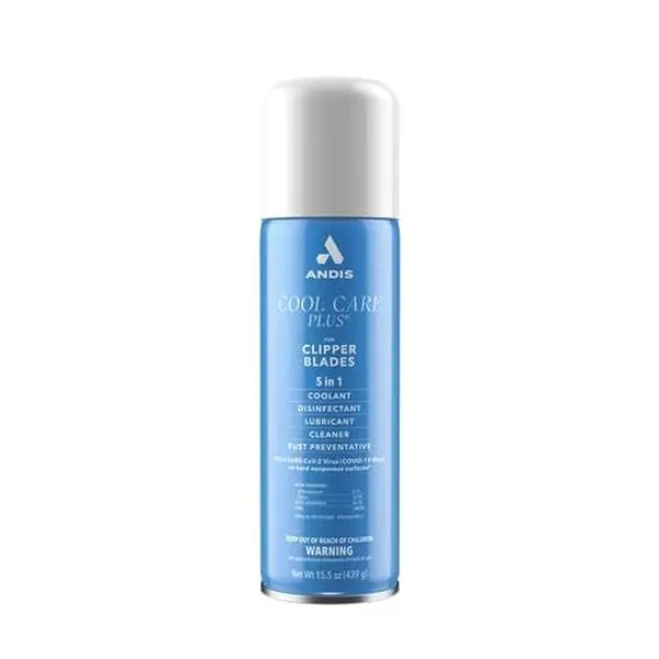 Andis 12750 Cool Care Plus 5-in-1 Clipper Spray, 15.5 oz Can, Blade Care and Treatment