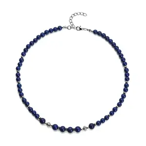 Mix Beads Gemstones Resin Beaded Necklace for Women Jewelry Size 18-20" Birthday Christmas Gifts