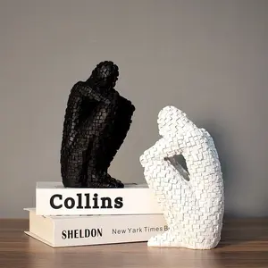 Simple Modern Bookend Decorations Mosaic Figurines Light Luxury Ornaments for Entrance Living Room Wine Cabinet TV Stand and Office Enhance Your Decor