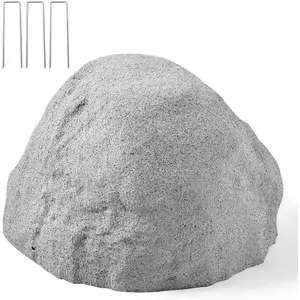 VEVOR Faux Rock Cover, Outdoor Fake Rock Well Pump Cover, Realistic Natural Texture, Lightweight Weather - Resistant Artificial Boulder for Landscaping Garden Yard Dcor, Dark Grey, Medium SizeVEVOR Super Brand Day