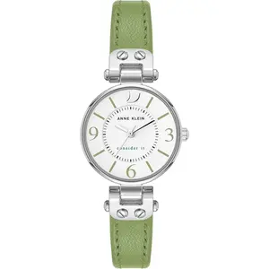 Anne Klein Sustainable Leather Strap Ladies Watch AK/5145WTGN