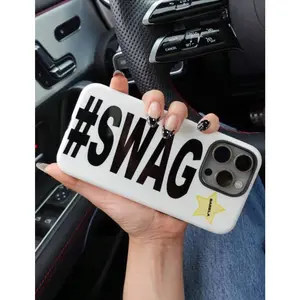 for iPhone 13. Phone Case -  MUCH SWAG Phone Case For IPhone 11-17 Series |     Typography Phone Case |     Aesthetic Phone Case |     Streetwear Phone Case |      Phone Case |     Shockproof Protection |     Gift For Teen Girls for iPhone16