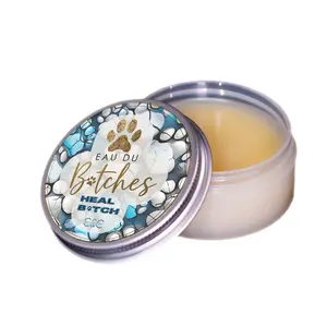 Eau Du Btches - Heal, Btch - Paw Balm/Butter 2 oz - Keep Dog Paws Soft, Protected, & Moisturized - All-Natural with Shea Butter Coconut Oil & Beeswax