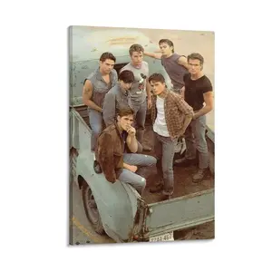 The Outsiders Movie Canvas Poster. Bedroom Decor. Office Room Gift. Modern Wall Art. Classic Film Print. Canvas Poster Bedroom Decor Sports Landscape Office Room Decor Gift Frames Ornaments Artistic Decoration Photo