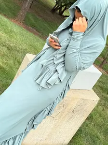 Aaza Marie Ruffle A-line Dress