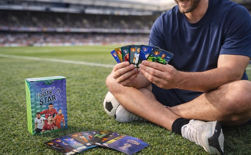 2026-27 Playing Soccer Cards |   55 Unique Cards for Soccer Players |   Unforgettable Moment for Friends, Siblings & Soccer Fans |   Printed on Premium Paper – Multicolor - Not Original