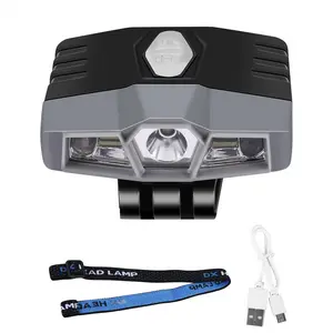 Ultra Bright Hands-Free Led Clip On Hat Light - Rechargeable 150 Lumens Lightweight Spotlight Waterproof Cap Light Flashlight head Light For Fishing Running Camping Cycling