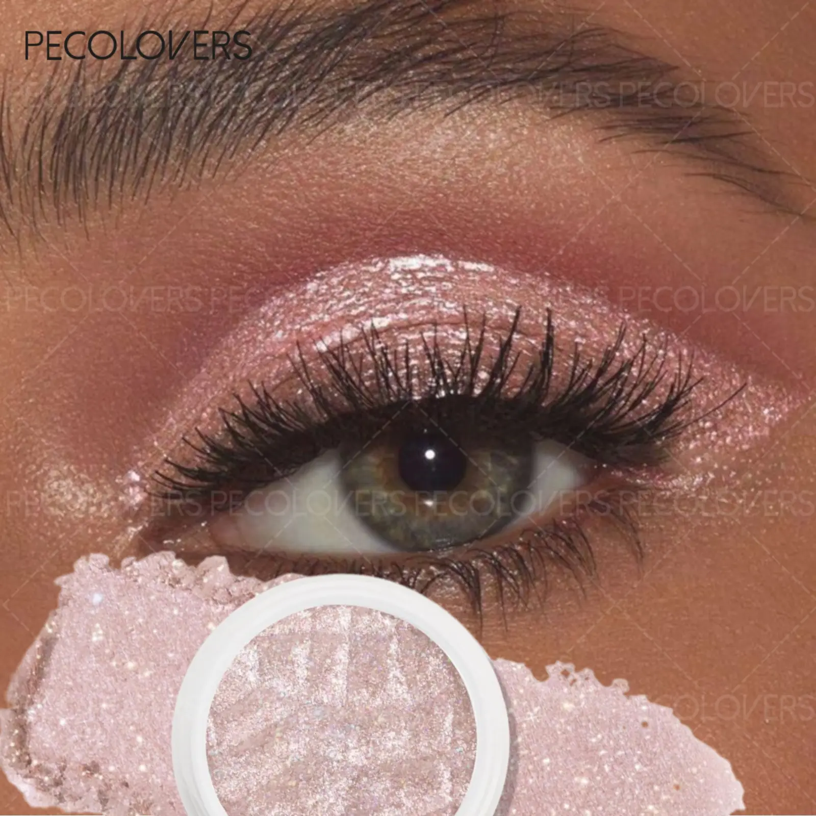 1PC White Pearl Shimmer Eye Shadow Glitter Galaxy Light Monochrome Mud Mashed Potato Bright Highlights Eyeshadow Palette