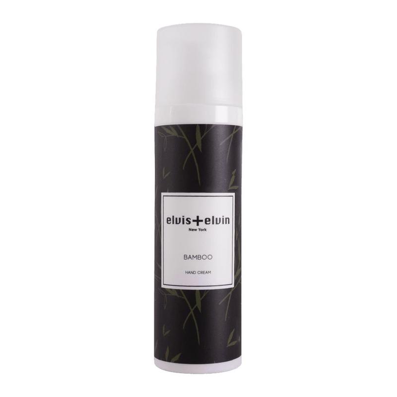 Elvis-Elvin Bamboo Scented Hand Cream (75ml) - Hydrating, Moisturizing Deep Therapy Lotion with Fresh Aroma, Citrus Lemon, Vanilla, Hyaluronic Acid, Oil for Calming, Nourishing Dry Hands