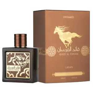 Lattafa Qaed Al Fursan Untamed for Unisex Eau de Parfum Spray, 3.04 Ounce