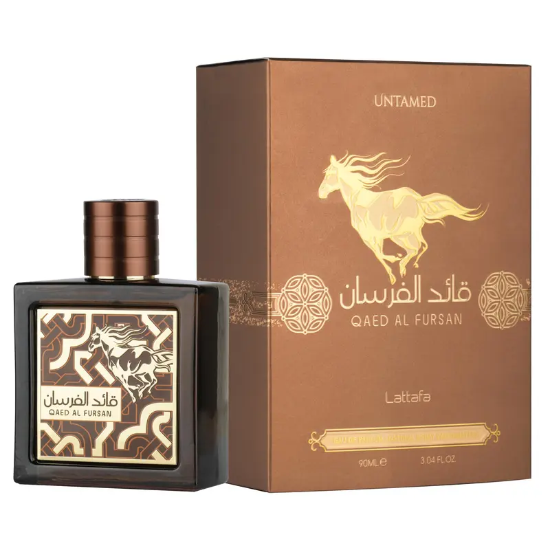 Lattafa Qaed Al Fursan Untamed for Unisex Eau de Parfum Spray, 3.04 Ounce