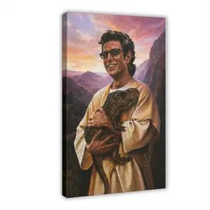 Saint Jeff Goldblum. Jurassic Park. Dinosaur Art, Room Decor