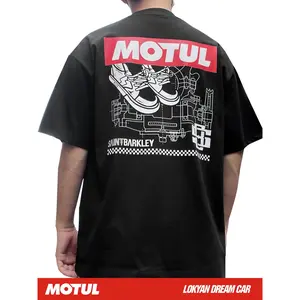 180gJDM Short Sleeves Mott Engine Oil T-shirt Skateboarding Shoes Clothing Automotive Culture Shirt