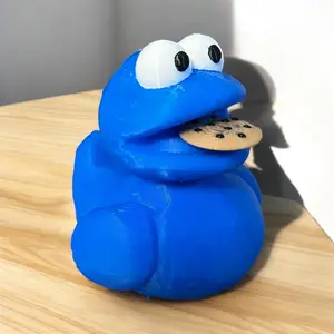 Cookie Duck 3D Printed Duck Collectible Plastic Figurine for Jeep Lovers