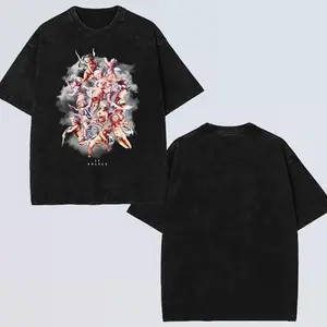 Unisex Men's 12 ANGELS Print Round Neck Drop Shoulder Jesus T-Shirt ,christian shirt,Loose Graphic Short Sleeve Crew Neck T-Shirt, fall outfits schoolCasual Menswear Top for Summer Unisex Tee, Inspired graphic tees men gifts outfit men dailywear