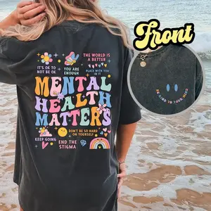 Mental Health Matters Shirt Mental Health Shirt Women Inspirational Shirts Inspirational Gifts Gift For Her mental health