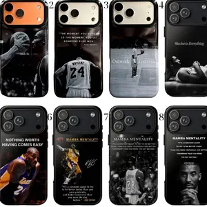 Kobe Bryant Quote Phone Case, Basketball Legend Merch Cases, Gift for Fans, Compatible with iPhone X, 11, 12, 13, 14, 15, 16, 17 & more