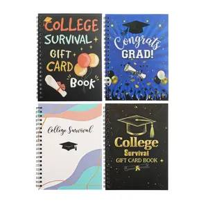Coil-Bound Student Survival Gift Notebook, College Survival, Wallet Organizer, Coffee, Movies, Books, Travel Essentials, Creative Memory Journal, Unique Graduation Gift