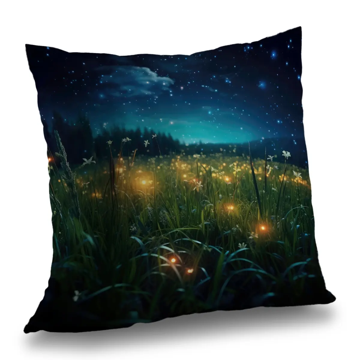 MWW C1PC16164B2DDF 16x16 in. Twilight-Themed Standard Pillow - Black Polyester Twill Throw Pillow for Home Decor, Twilight-Themed Standard Pillows