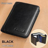 Black Trifold Wallet