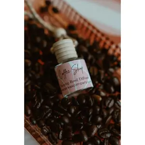 Coffee Shop Hanging Car Diffuser