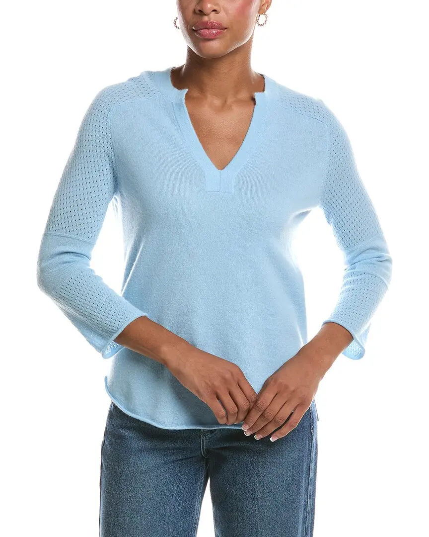 InCashmere V-Neck Cashmere Sweater