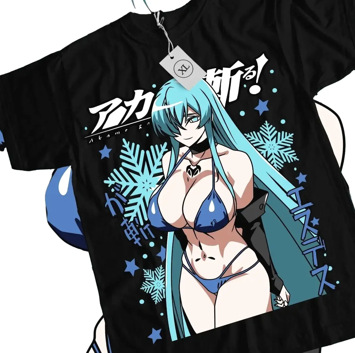 M10 Akame Ga Kill Esdeath T-Shirt S-4XL Akame Ga Kill Esdeath S Waifu Anime Shirt Tshirt