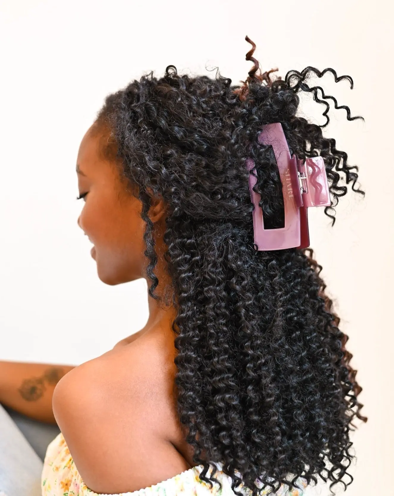 Plum Jumbo Claw Clip // Eco-Conscious