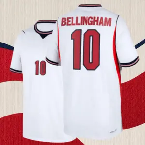 2026 England Home No. 10 Bellingham Short-Sleeve Soccer Jersey Breathable
