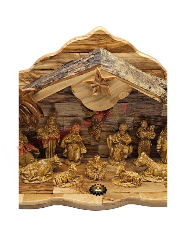 Olive Wood Nativity 6