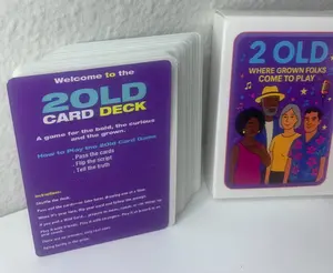 2OLD Card Deck by Banke Awopetu - 52 Conversation Starters & Playing Cards for Grown Folks - Fun for Game Nights, Journaling, and Ice Breakers