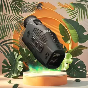 Portable high-definition night vision device, handheld single-tube night vision device, 10x digital zoom, dual-purpose for day and night, compact and lightweight, very suitable for outdoor hunting and outdoor exploration