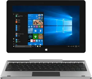 Supersonic 10.1-inch Tablet with Detachable Keyboard, Windows 11 Tablet Intel Celeron CPU SC-5032WKB