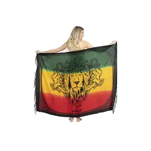 Tie Dye Rasta Lions Sarong