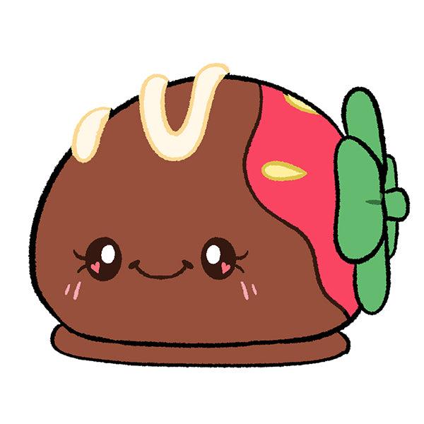 Mini Squishable Dipped Strawberry Plush Toy
