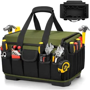 Multifunctional Tool Storage Bag, Multiple Pockets, Durable Design, Easy Access, Efficient Organization, Ideal for Tools