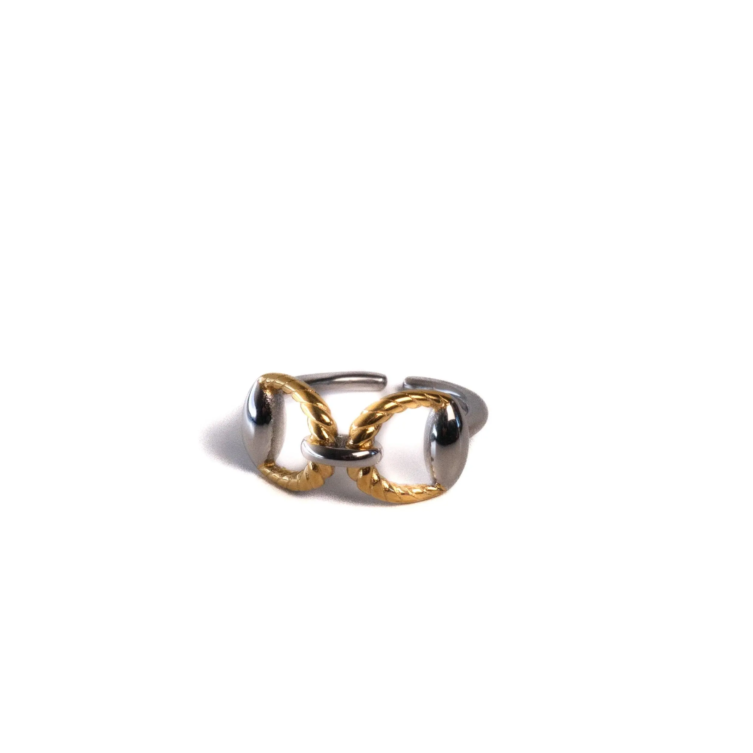 Trending Equestrian Style: The Upper Hand Horse Bit Ring - 100% Waterproof Adjustable Design - Non-Tarnish Strength Symbol for Daily Wear Fitness Statement Rings Finger Rings