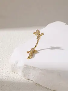 Women's Animal Lizard Belly Ring, Artificial Zirconia Body Jewelry, Casual Party Accessory, Comfortable Wear-Through Design, Belly Button Rings, Belly Button Piercing, Body Jewellery