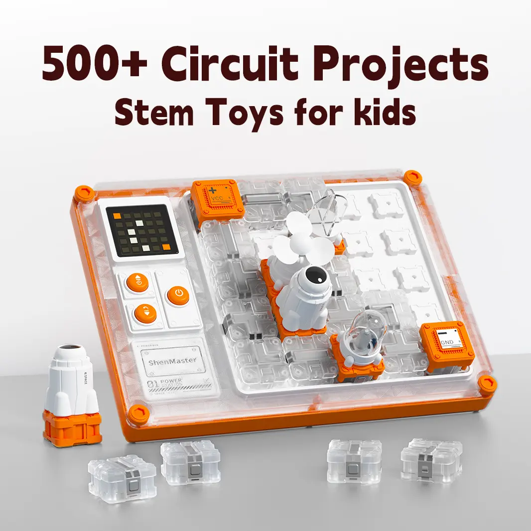 Science Kits for Kids, Electronic Toy with 500+ Circuits Projects,STEM Kit for Boys & Girls Age 6+,Perfect Educational Gifts for Kids