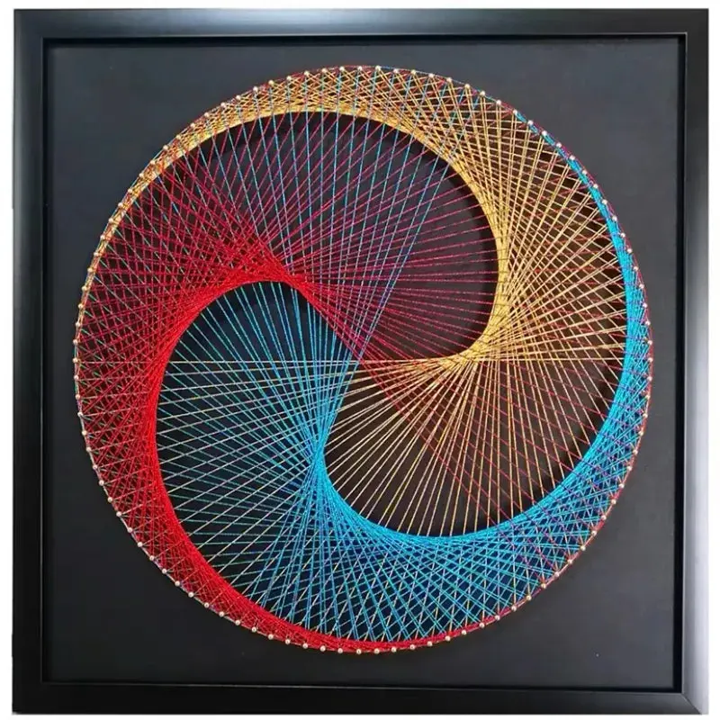 Spiral Circle String Art kit F07-M12-2-DHGG29221