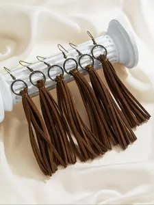 Boho Style Tassel Design Dangle Earrings, Vintage Fashion Jewelry for Women & Girls, Trendy All-match & Exquisite Jewelry for Birthday Gift