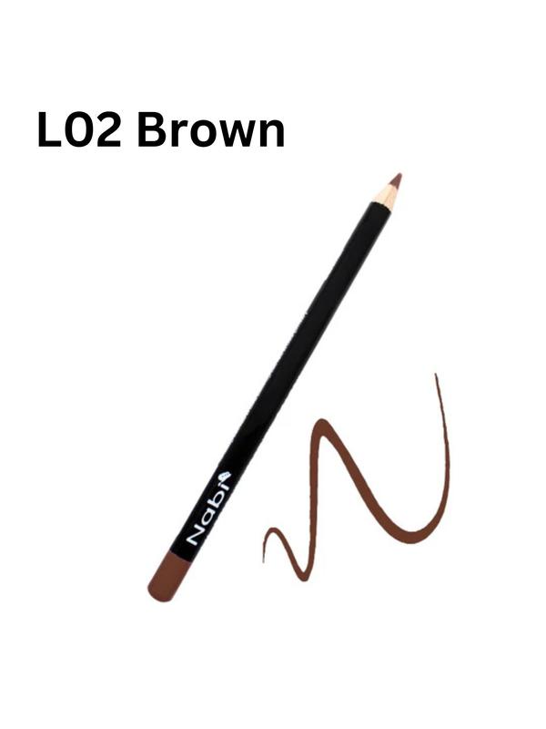 NABI LipLiner and  Eyeliner Pencils-L01-L32[30COLORS] -Long Lasting,High Pigment,Smudge-Proof. Perfect for All-Day Wear, Easy to Apply- Matte/1PC sauchae stain lip liner
