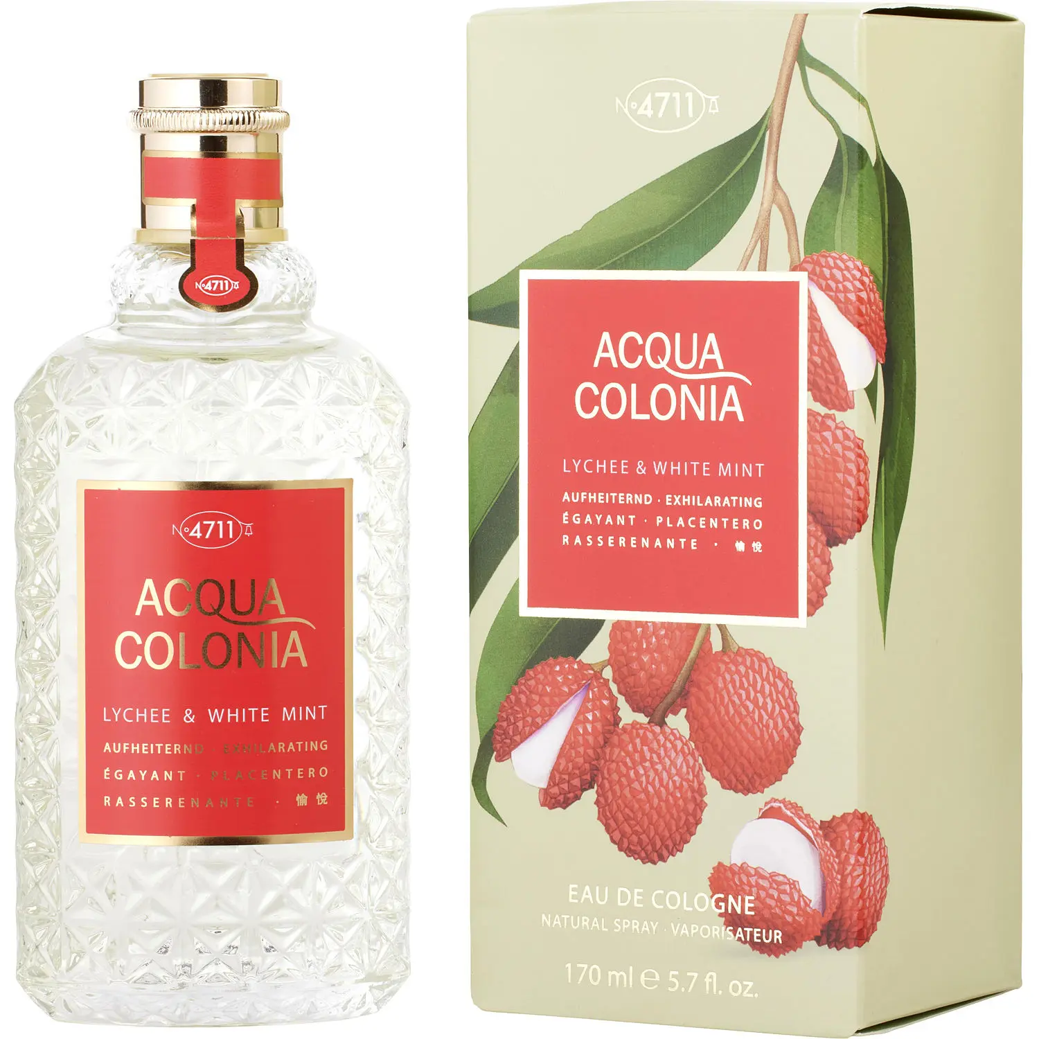 4711 Acqua Colonia Lychee & White Mint By 4711 Cologne For Women 4711 Acqua Colonia Lychee & White Mint By 4711 Cologne For Women